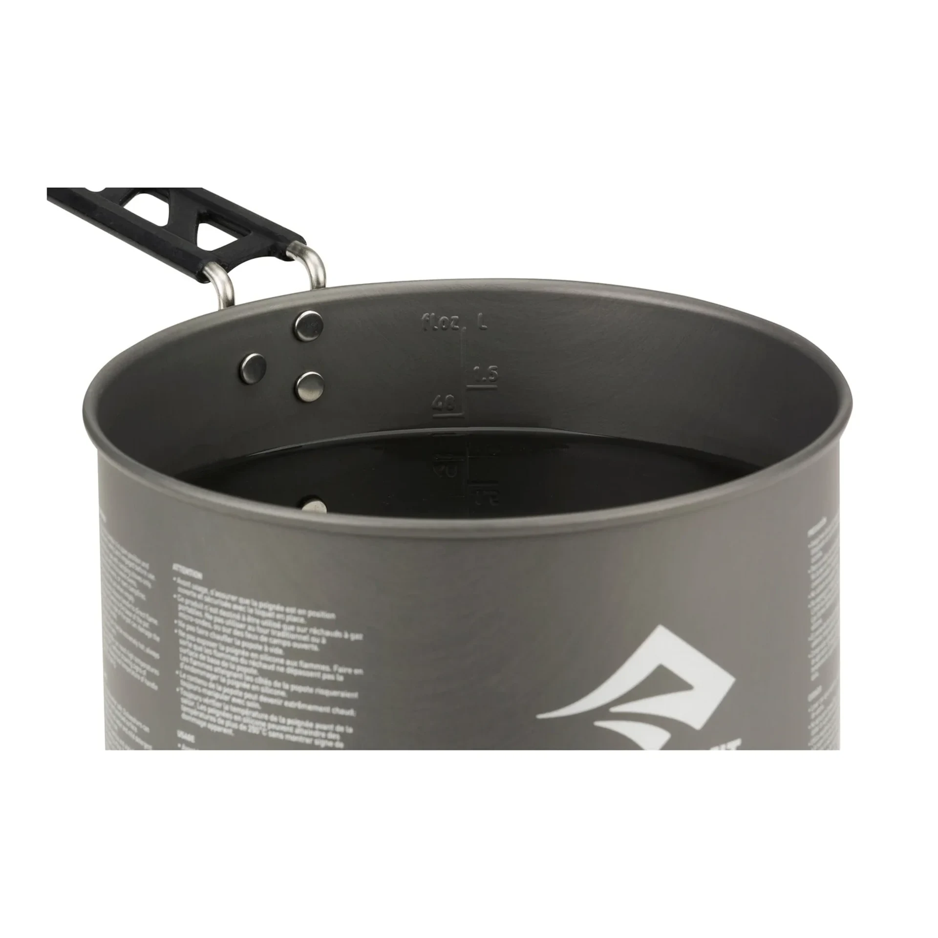 Alpha Casserole de camping en aluminium 1.9L - Gris