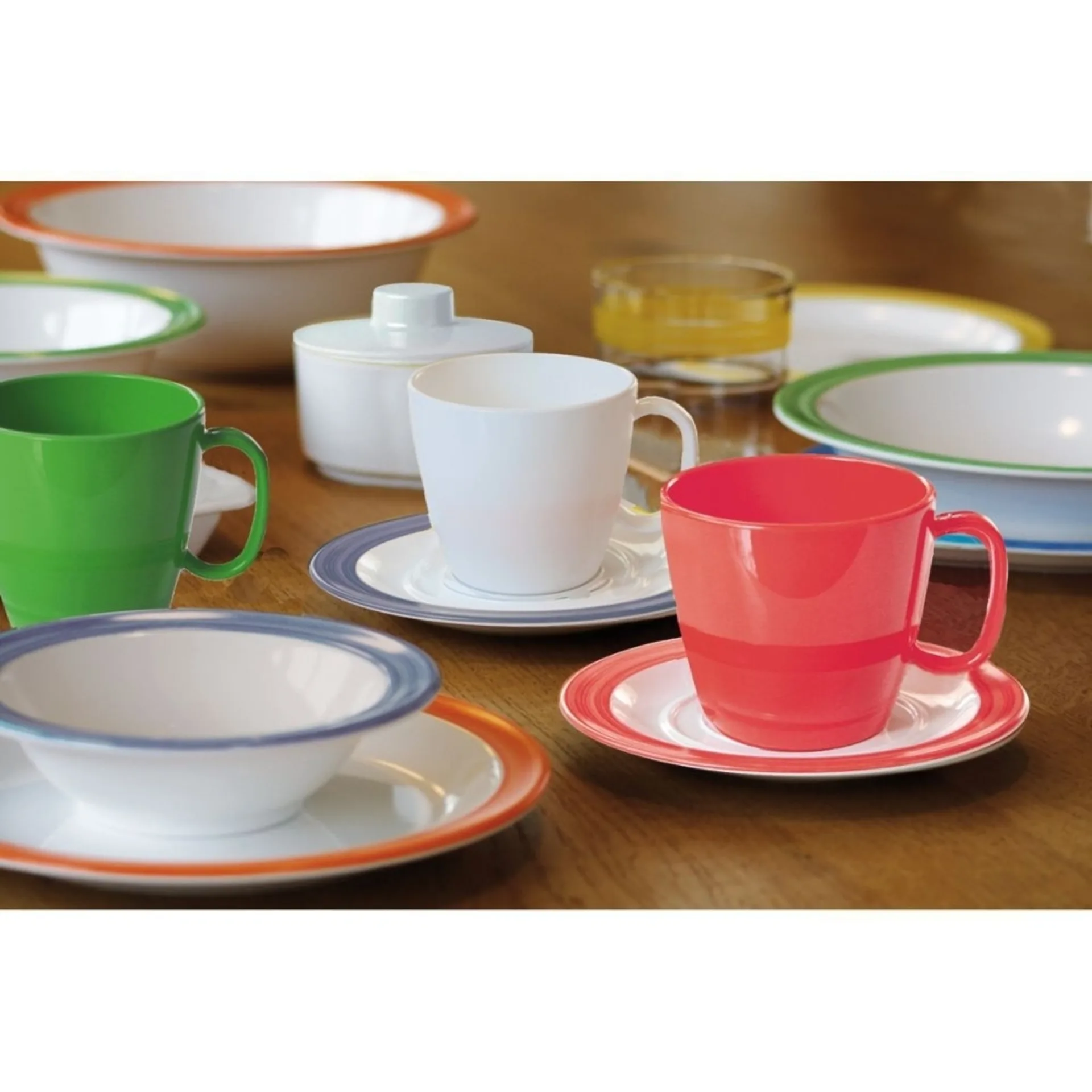 Geschirrserie Family 4-Set Bistr Henkelbecher 325 ml, orange