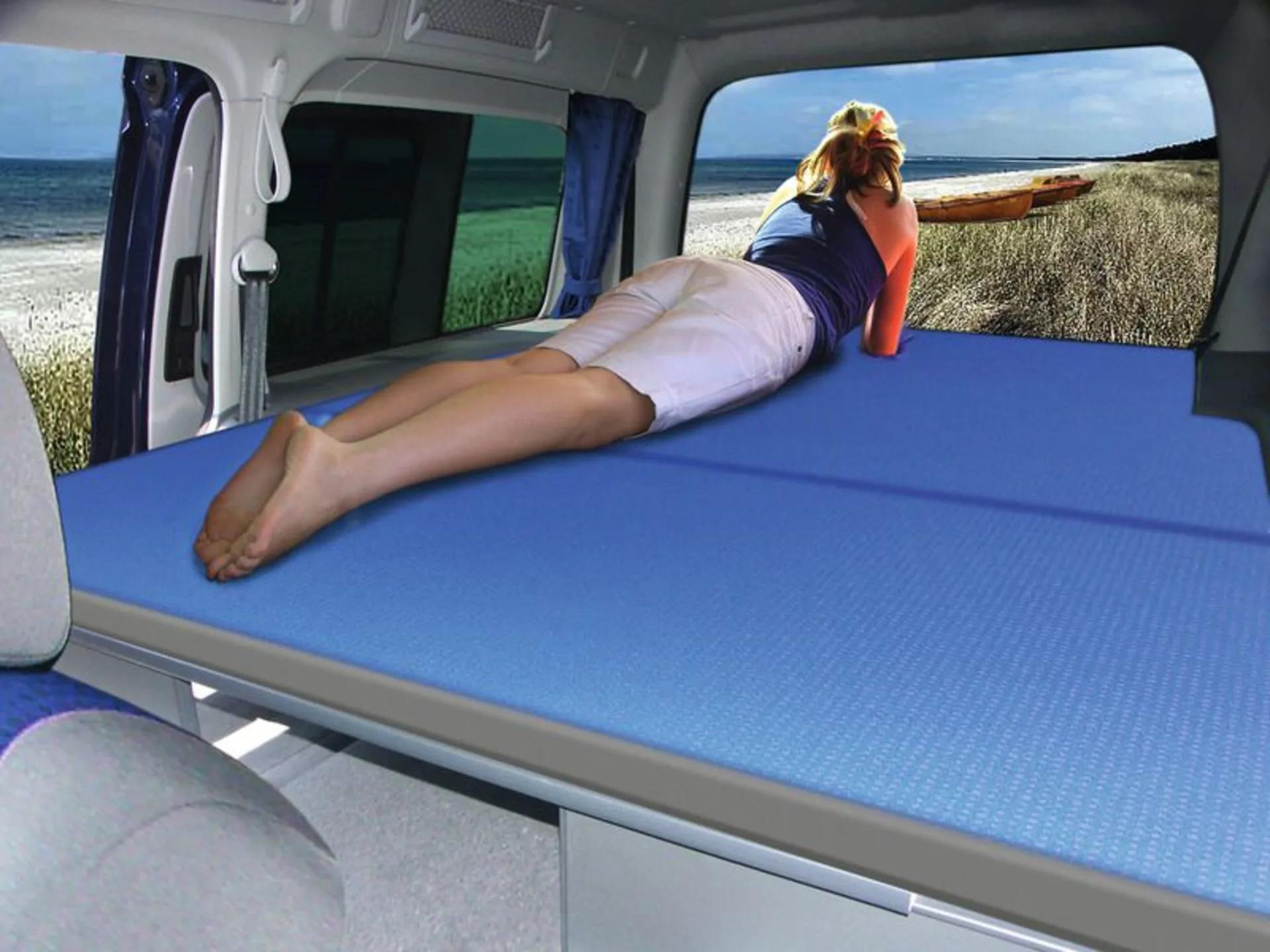 VW Caddy Maxi Bettsystem mit Polstern und Bezügen