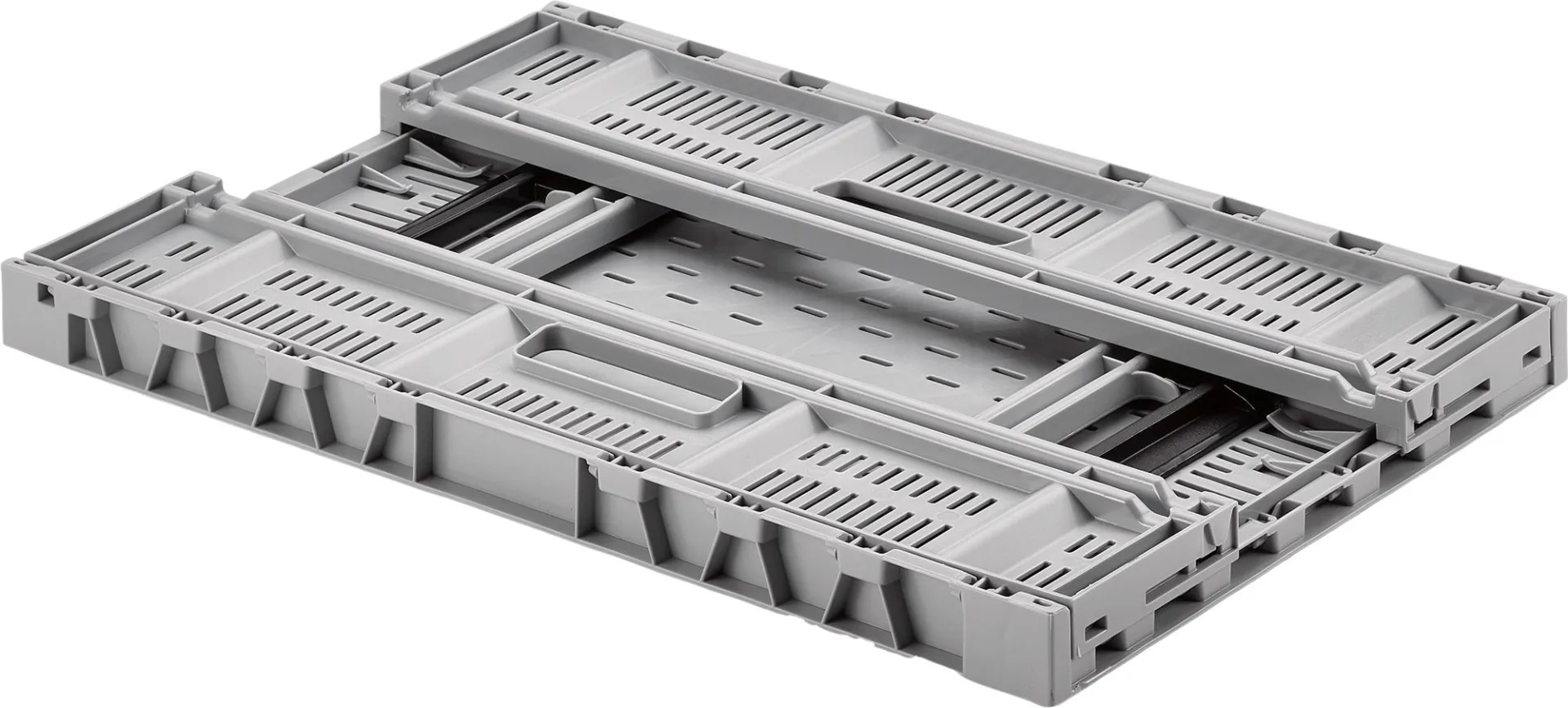 Boîte pliante Ringoplast KB-617 gris clair 60 x 40 x 17 cm Boîte pliante Ringoplast KB-617 gris clair 60 x 40 x 17 cm