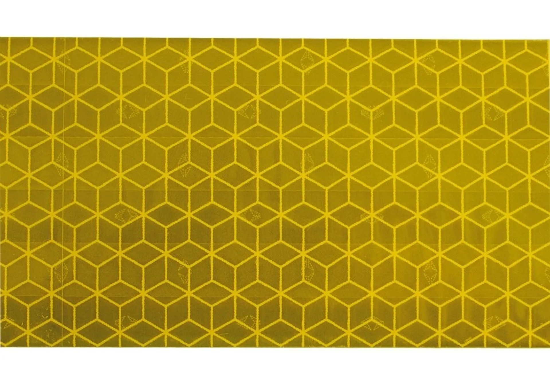 1 Rolle 50m Markierungsband Orafol Flex Grade gelb segmentiert für Planen Selbstklebend