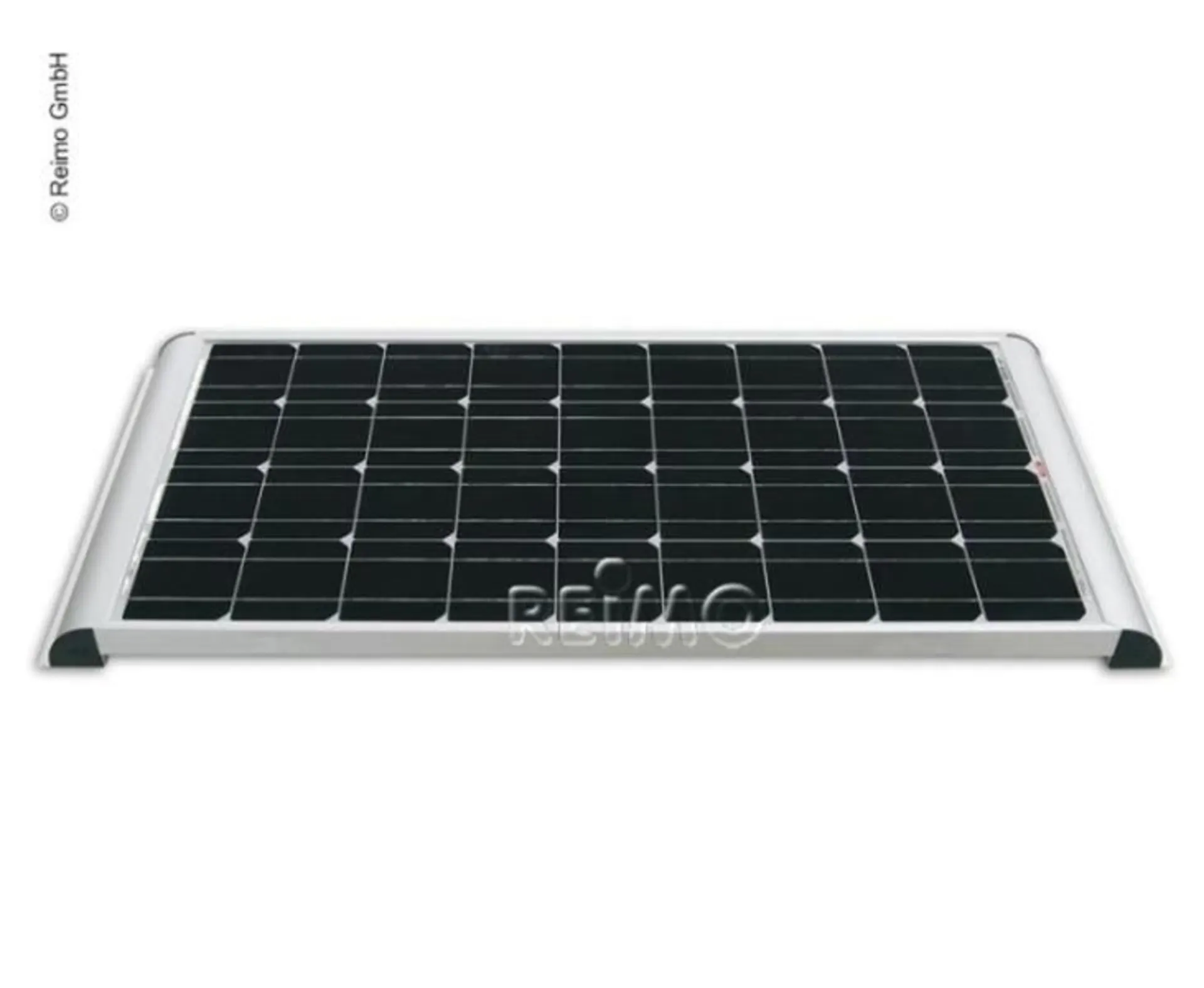 Solarmodul 100 Watt Slim mit integriertem Montagespoiler für Wohnmobile