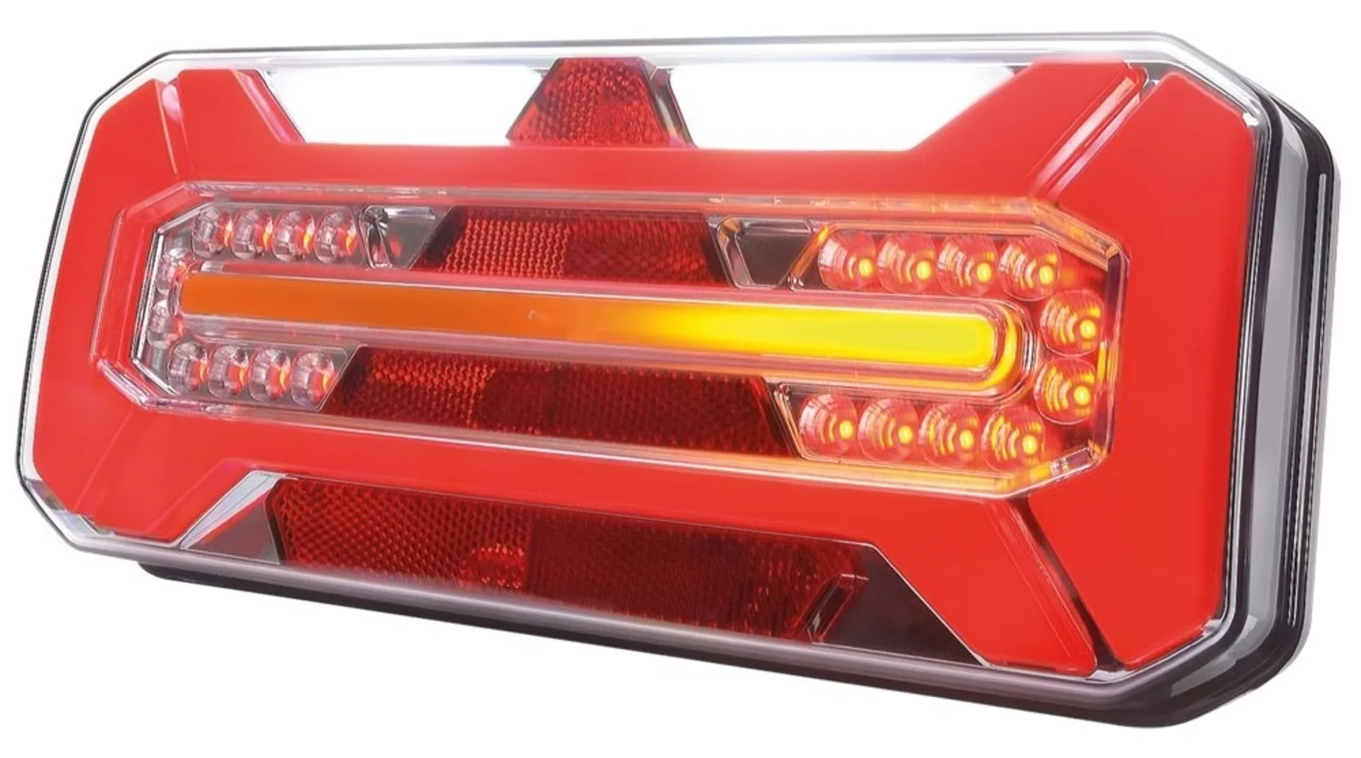 WAS - Schlussleuch. LED 12/24 V rechts 306 x 133 mm, rechts, mit RFL und NSL, mit dynamischem Blinklicht WAS - Schlussleuch. LED 12/24 V rechts 306 x 133 mm, rechts, mit RFL und NSL, mit dynamischem Blinklicht