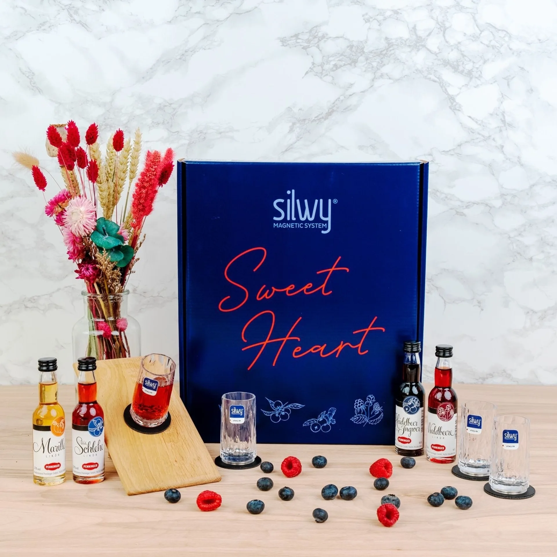 silwy® Geschenkbox silwy® "Sweet Heart" (Fruchtliköre)
