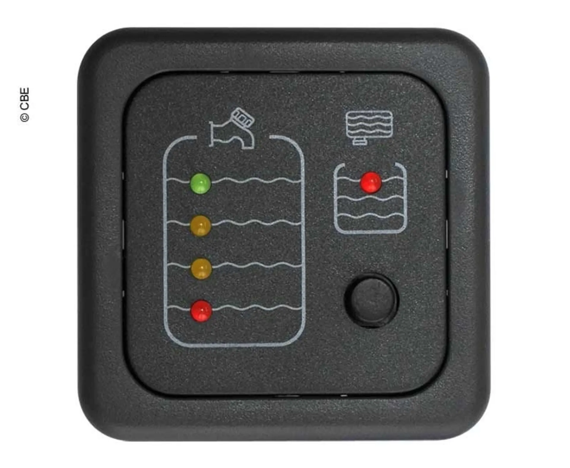 LED-Testpanel für Trinkwassertank in Grau - CBE MT214G