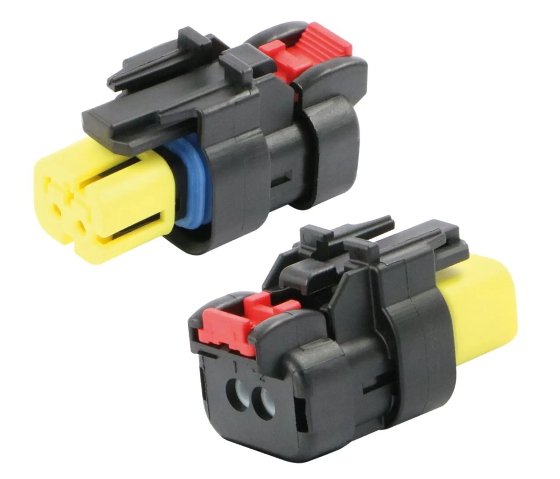 AMPSeal 16 - Buchsengehäuse 2-pol. Key C gelb 2-polig AMPSeal 16 - Buchsengehäuse 2-pol. Key C gelb 2-polig