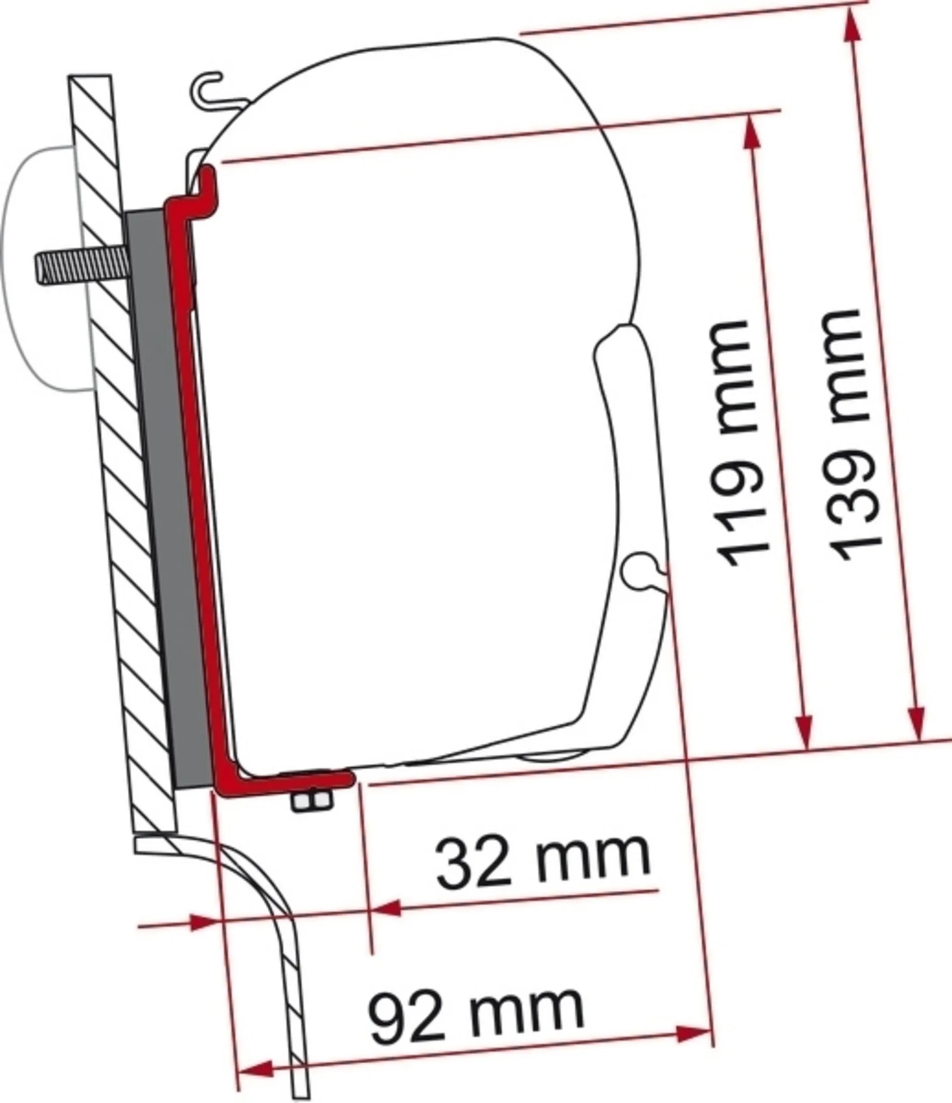 F45 Kit High Roof Adaptateur Westfalia