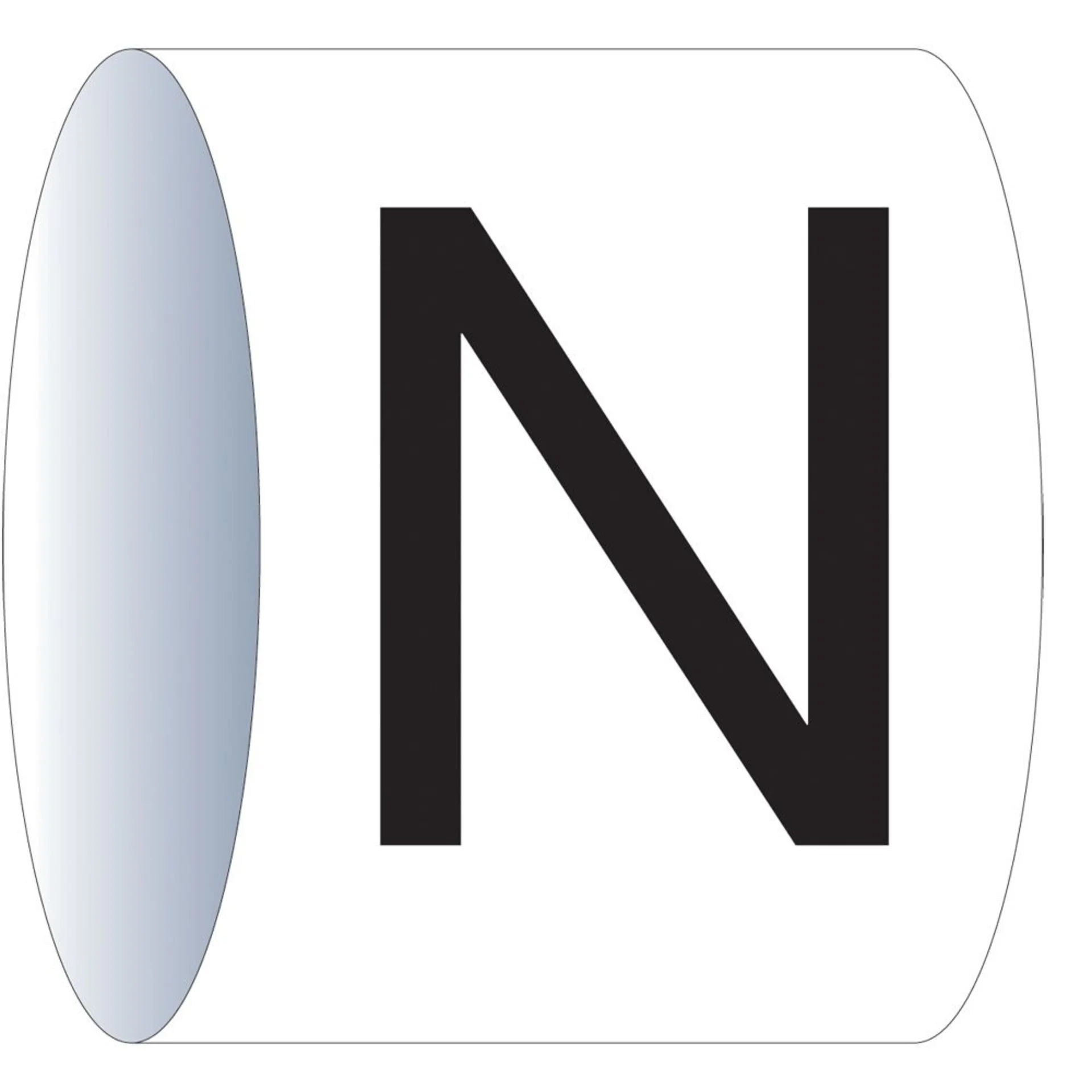 Kabelbeschriftung - N für Kabel 1.0, 1.5 und 2.5mm2