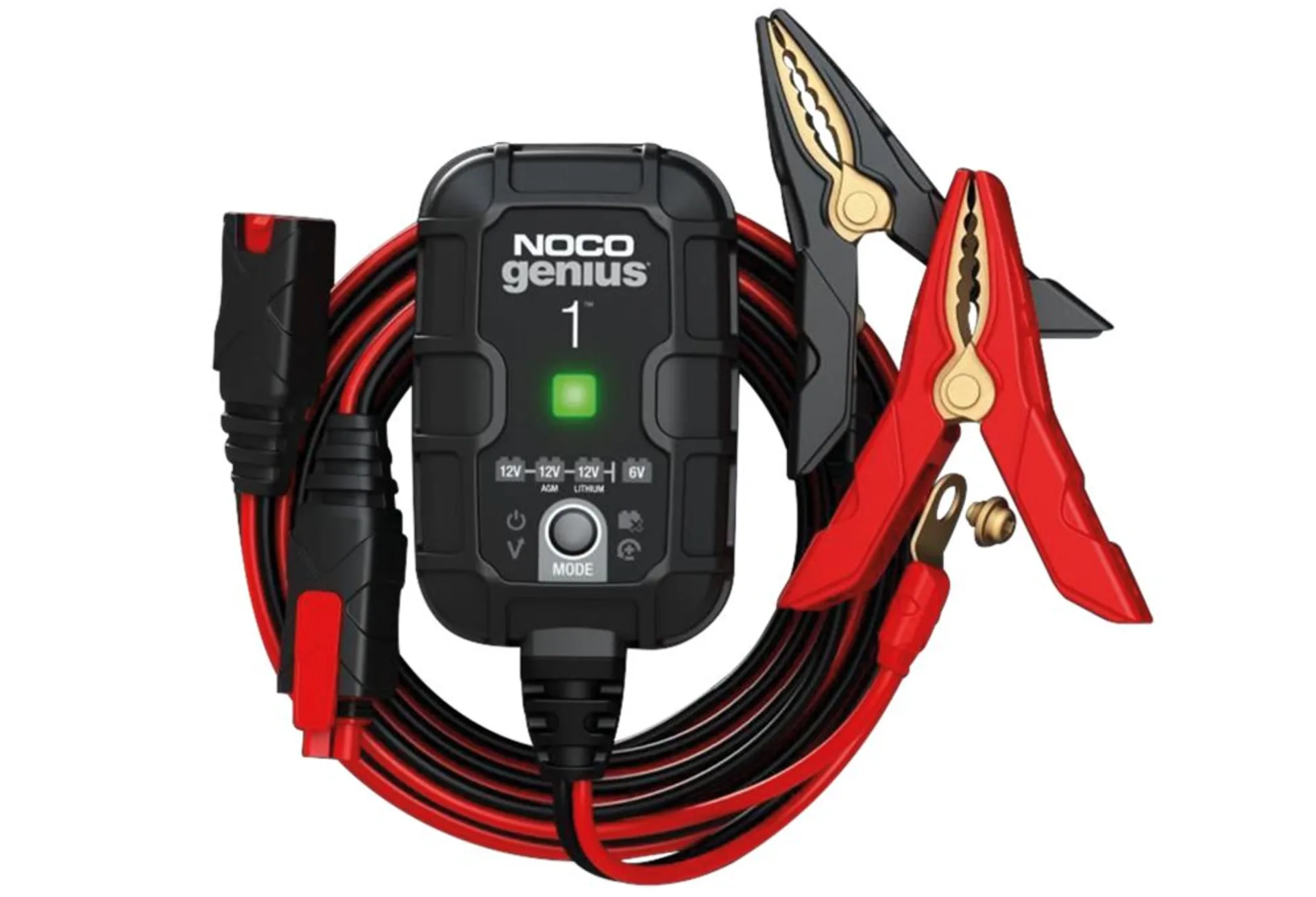 NOCO - Batterieladegerät 6/12 V 1 A 114 x 59 x 32 mm, auch für Lithium-Batterien