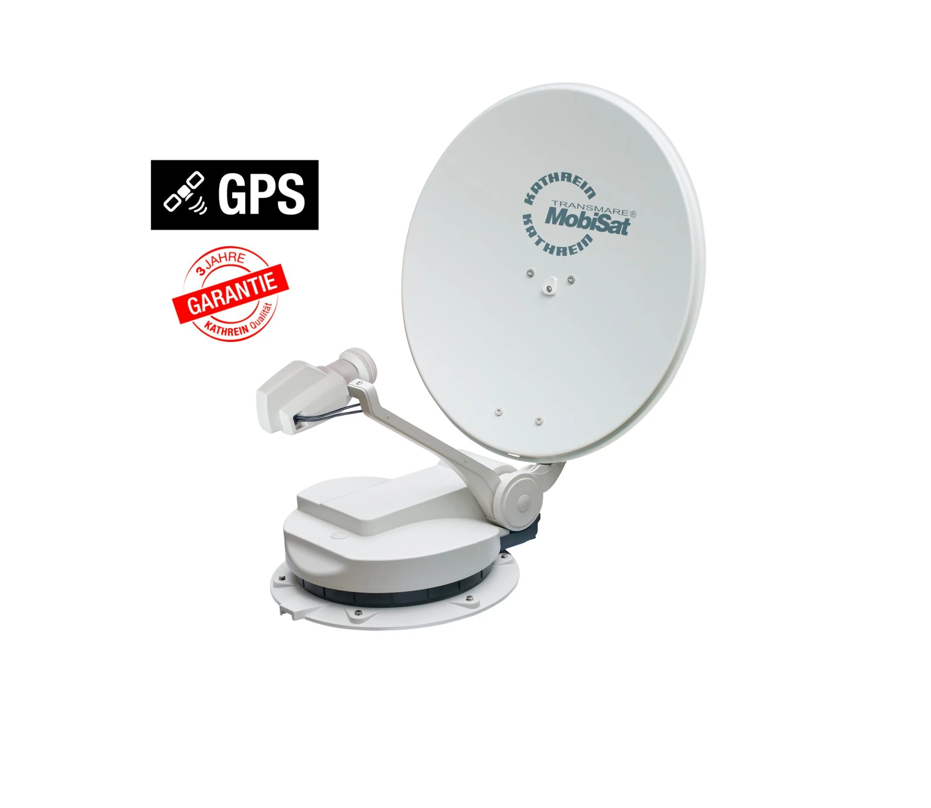 Kathrein CAP 750 GPS Vollautomatische Sat-Antenne mit GPS inkl. Steuergerät Twin LNB