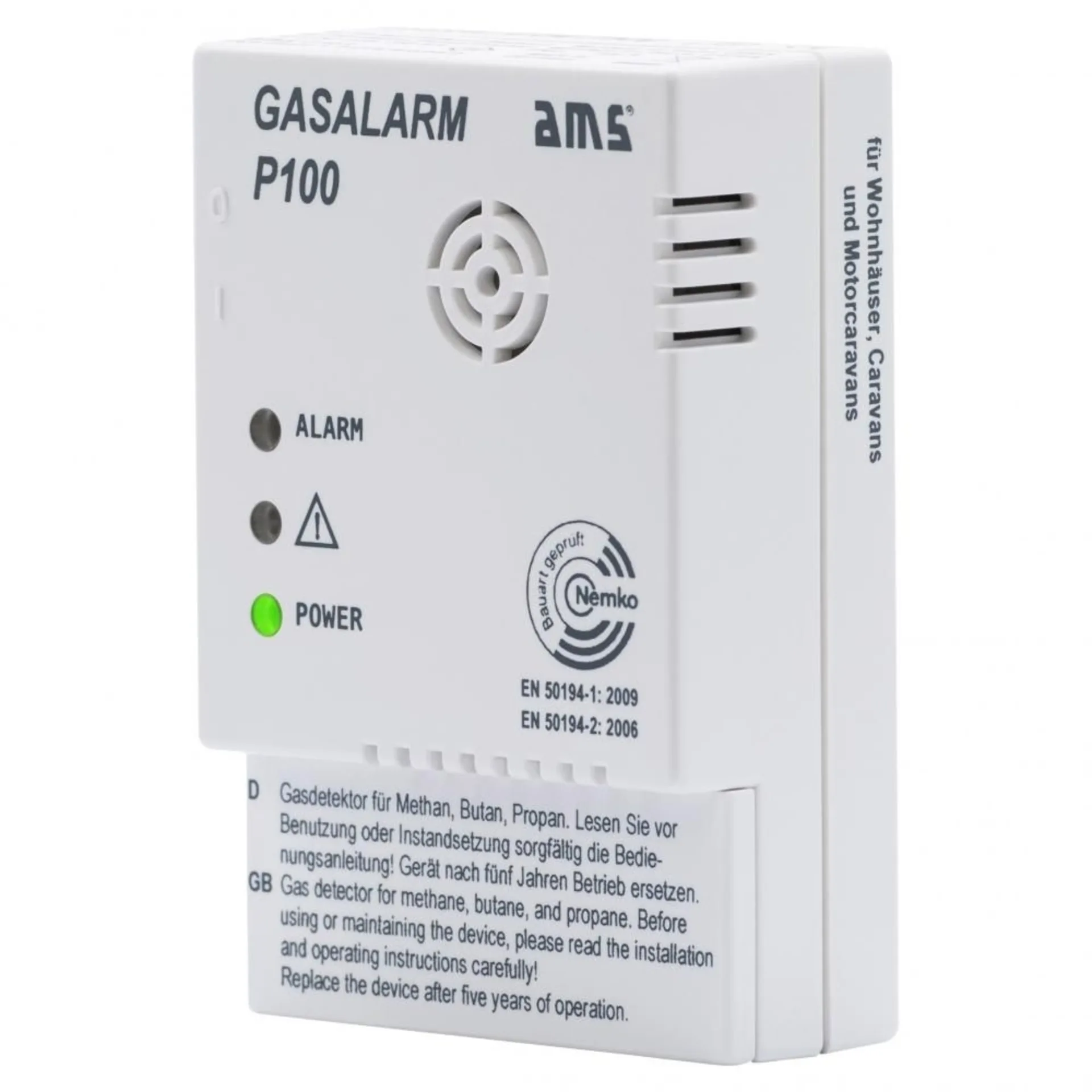 AMS alarme de gaz P100
