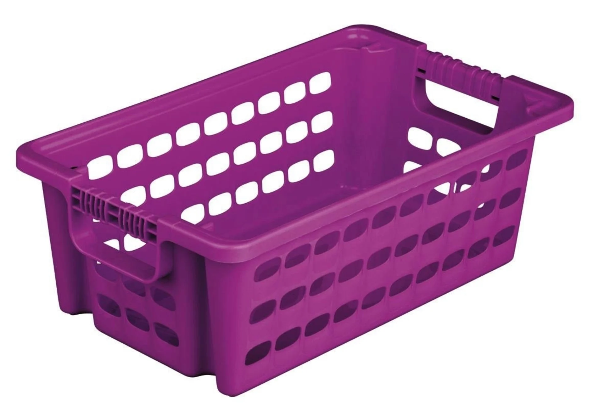 Lockweiler Basic A4 Stapelkorb brombeer