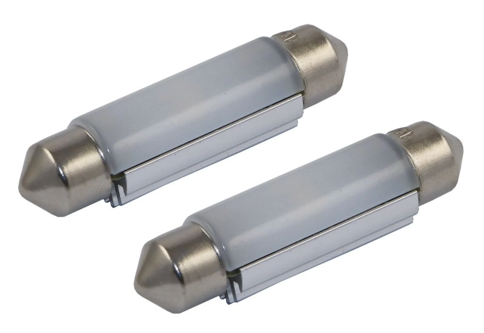 2x LED-Soffitten Lampe 11x41mm 24V weiss 24V, 11x41mm, entspricht 1722 (≙10W)