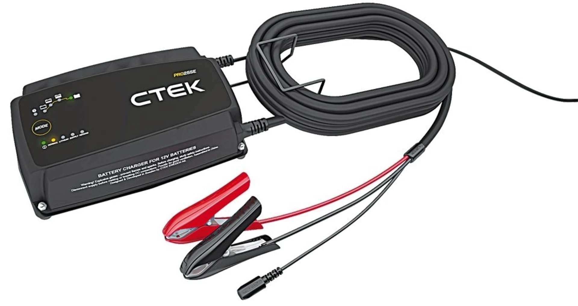 CTEK - Batterieladegerät 12V 25A 235x130x65mm, mit 6.0m langen Kabeln CTEK - Batterieladegerät 12V 25A 235x130x65mm, mit 6.0m langen Kabeln
