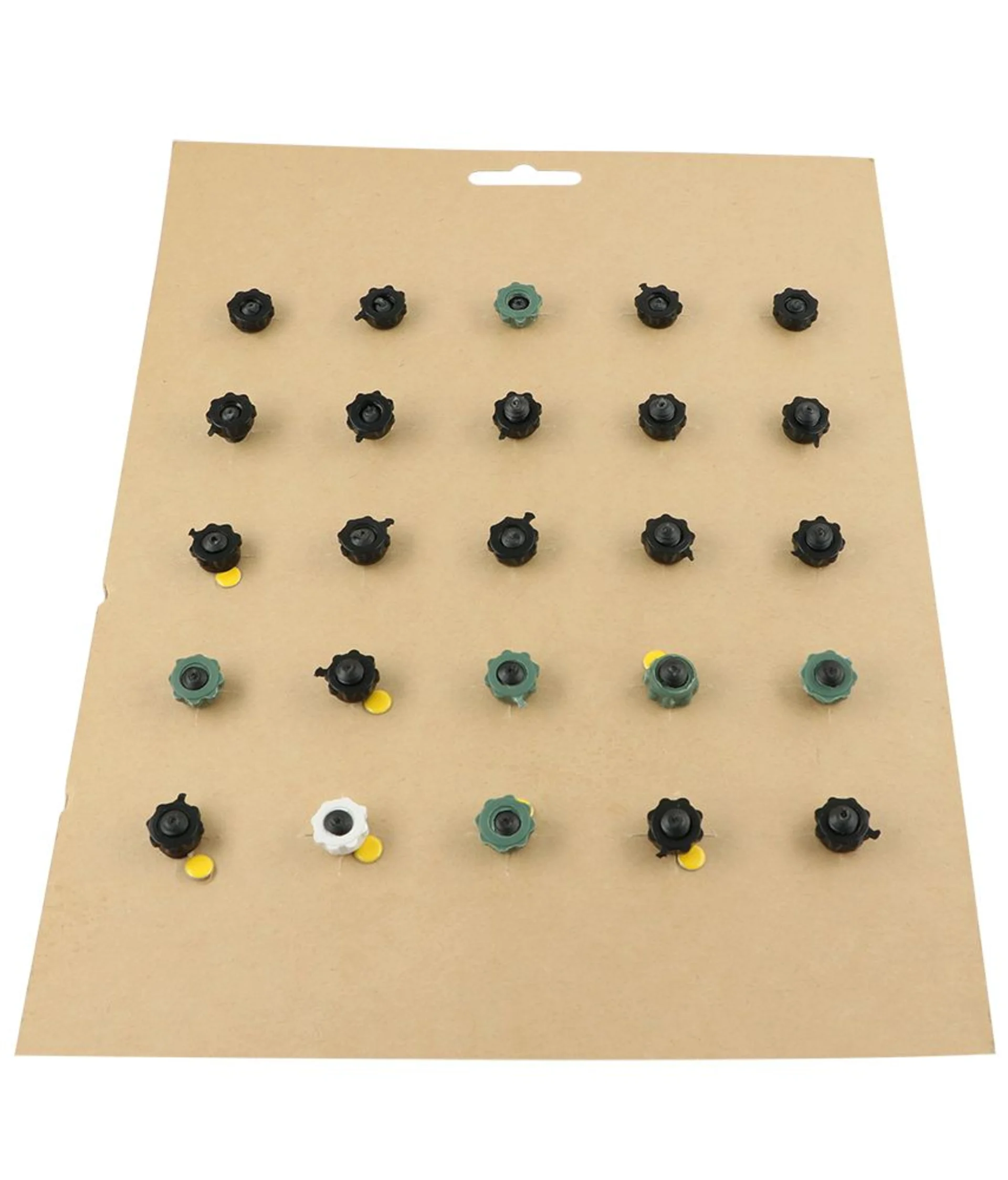 Abdeckschrauben schwarz assort. 5xø17mm/5xø21mm/5xø24mm/10xø32mm