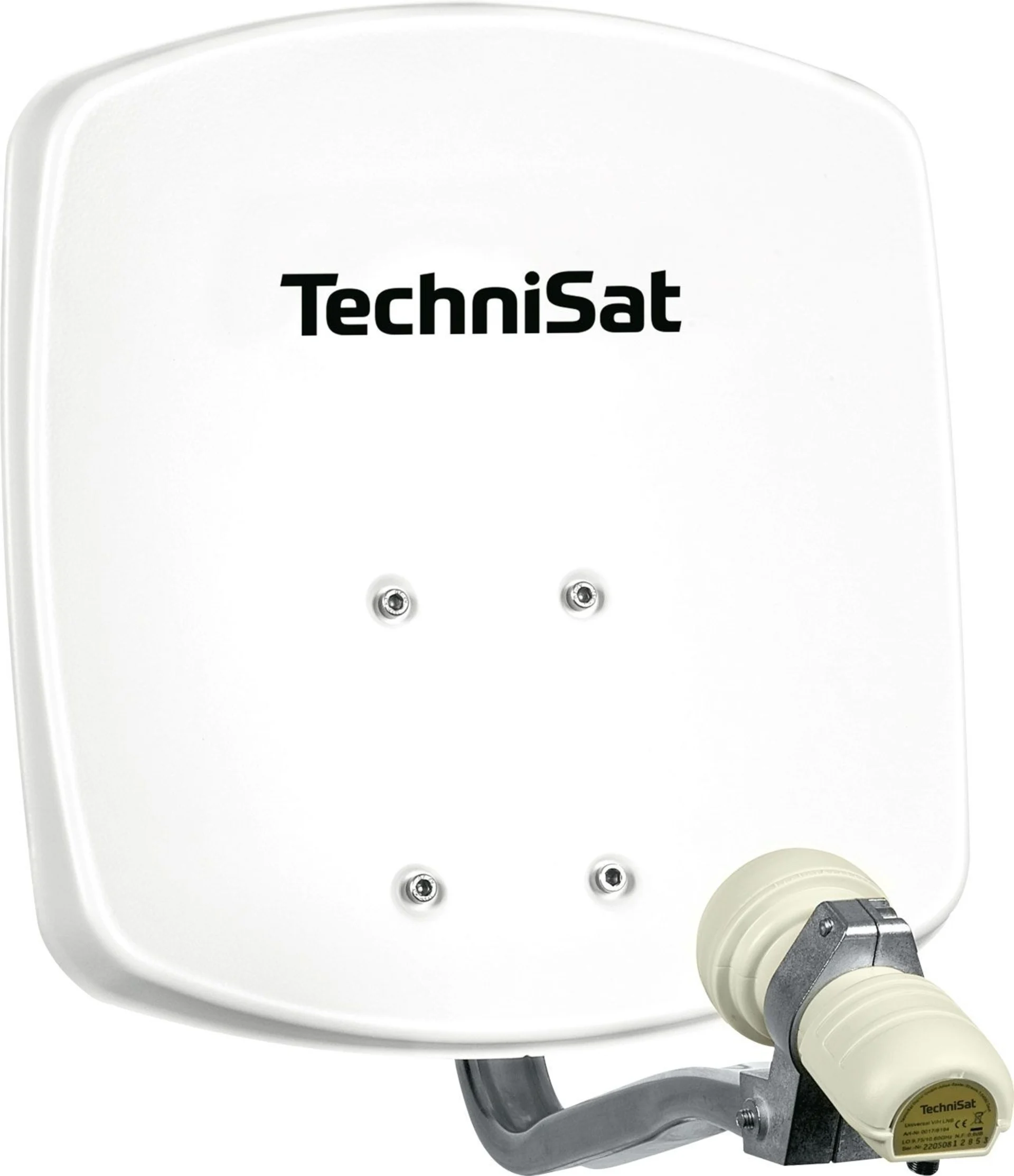 TechniSat Digidish 33 SAT-Antenne (Single-LNB) polarweiß