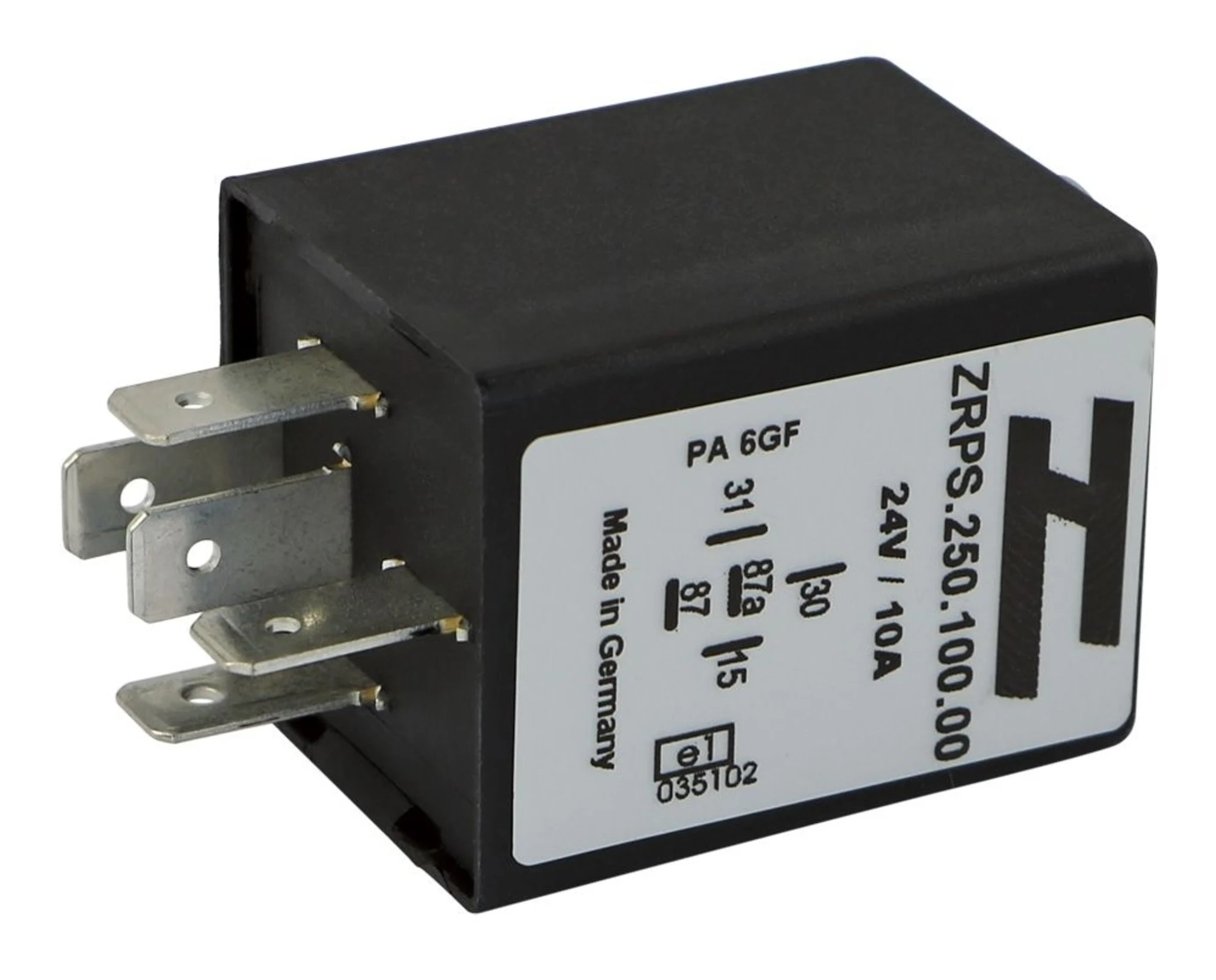 Zeit- und Impulsrelais 24V 10A Ein- oder Ausschaltverzögerung 0.5s - 20min.