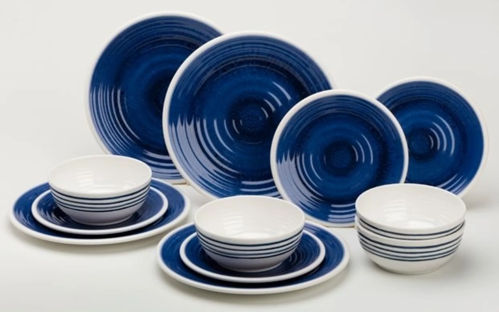Flamefield Azure Geschirr-Set 12-tlg. für 4 Personen
