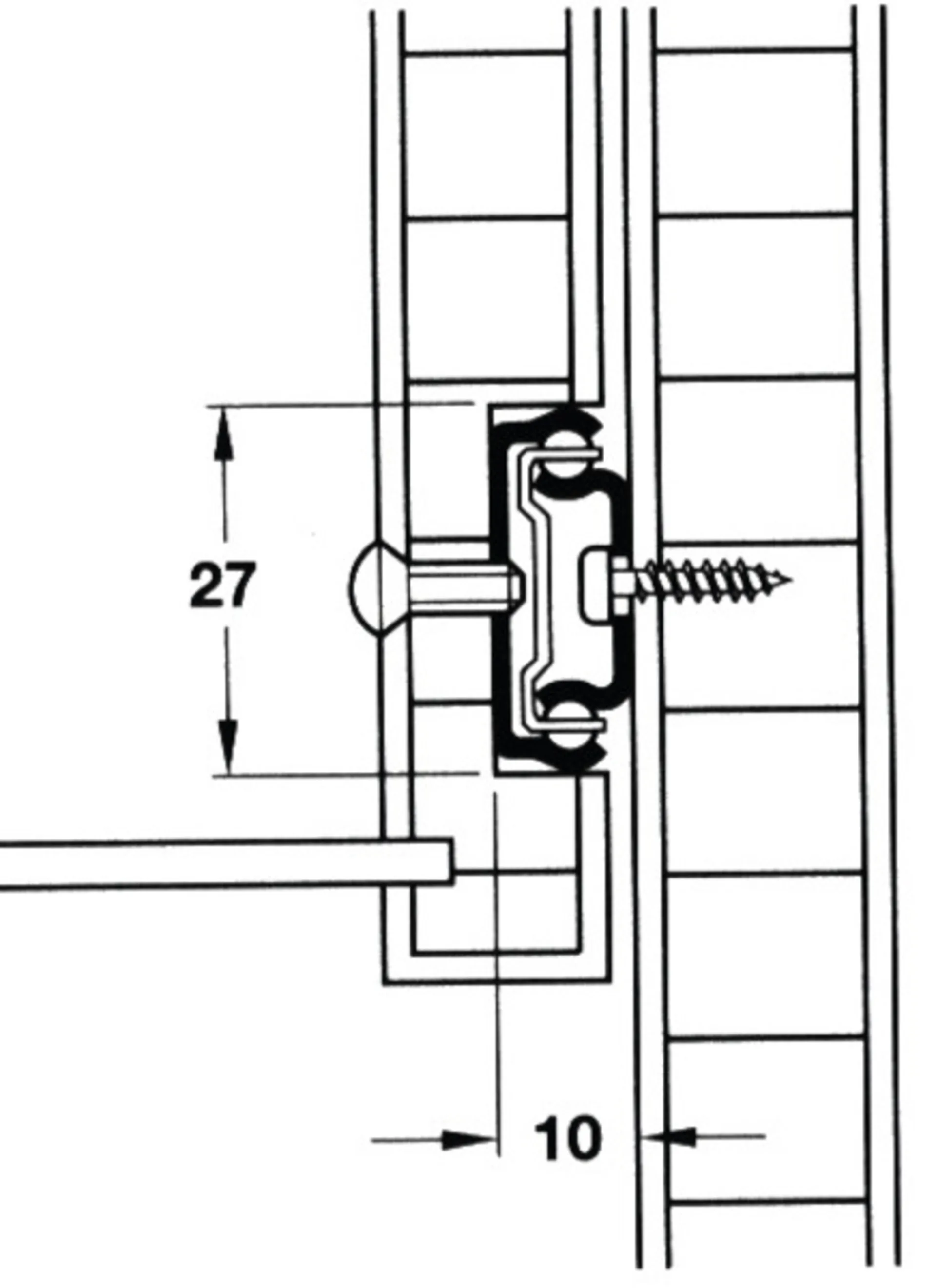 Glissière de tiroir 278mm - Glissières de tiroir pas chères pour ton aménagement Glissière de tiroir 278mm - Glissières de tiroir pas chères pour ton aménagement