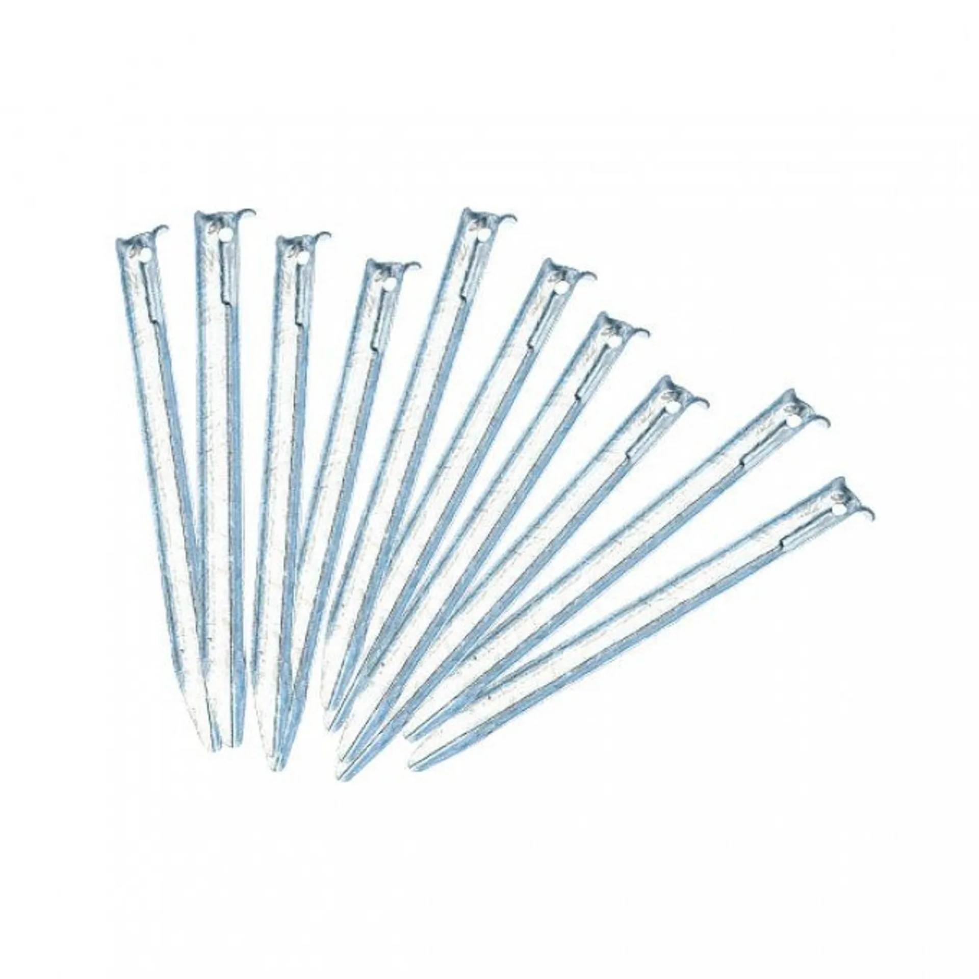 Piquets de tente Berger, paquet de 10, 22cm, aluminium