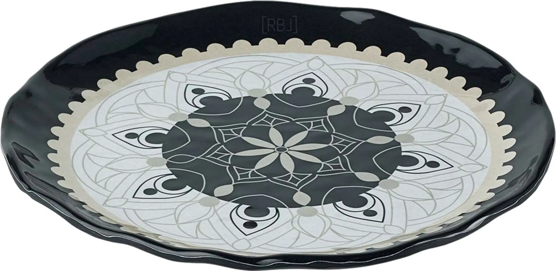 Rebel Outdoor Dessertteller 22 cm schwarz