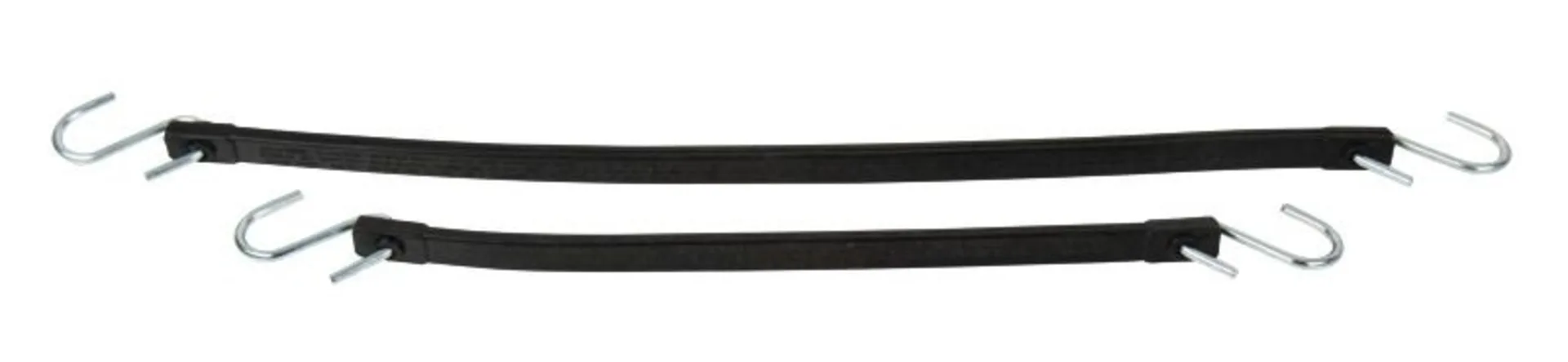 Gummispanner mit Metallhaken, 38 cm, 20 Stück