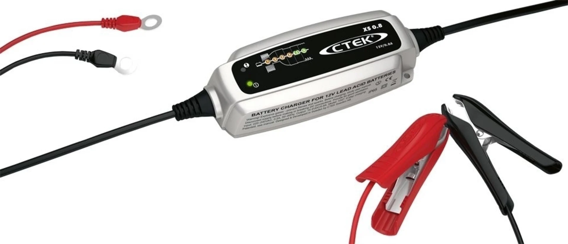 CTEK - Batterieladegerät 12 V 0.8 A 145 x 55 x 38 mm