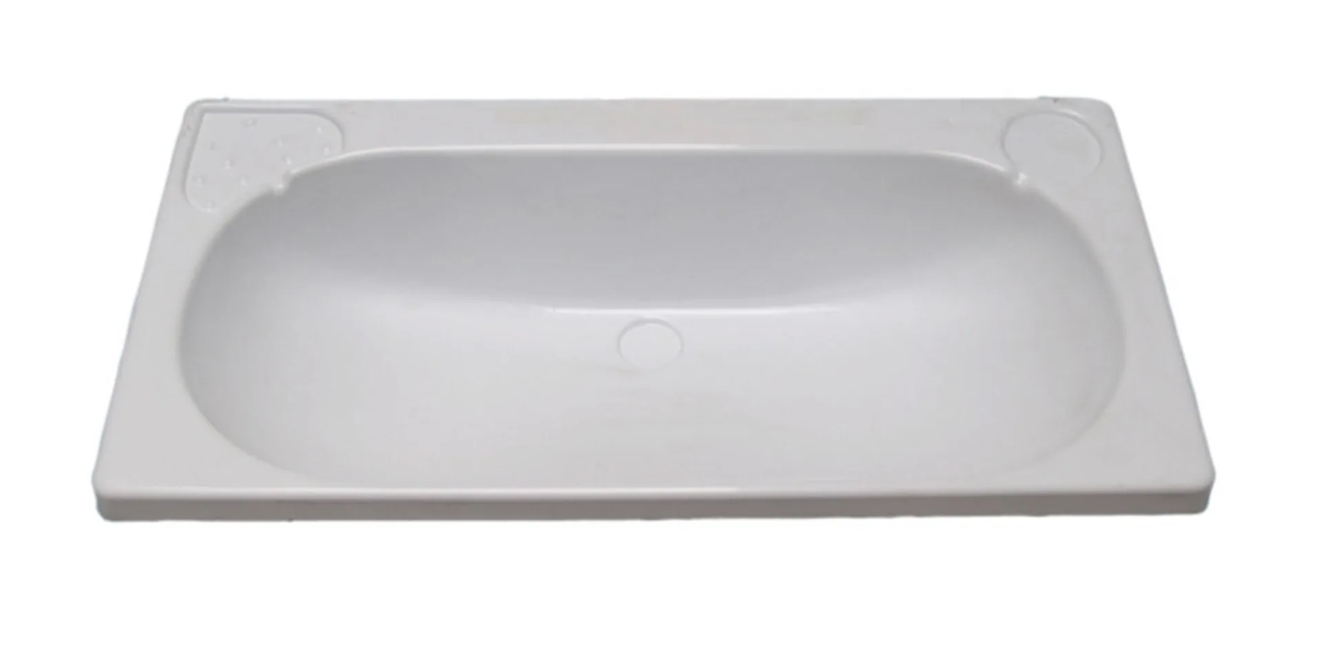 Vasque blanche encastrée 650x340mm (lxh)
