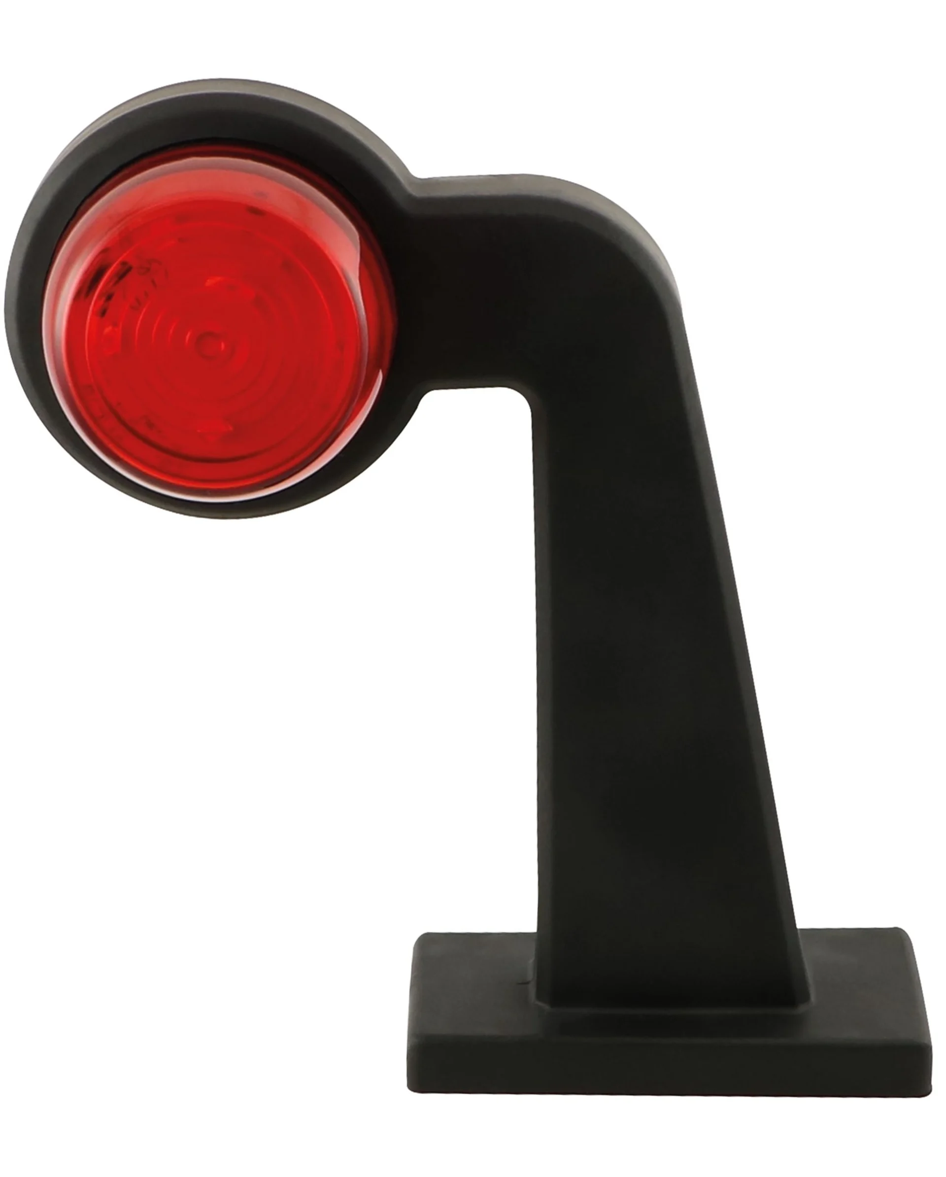 WAS - Umrissleuchte rot/weiss LED rechts 191 x 166 mm mit 0.4 m Kabel 12/24 V