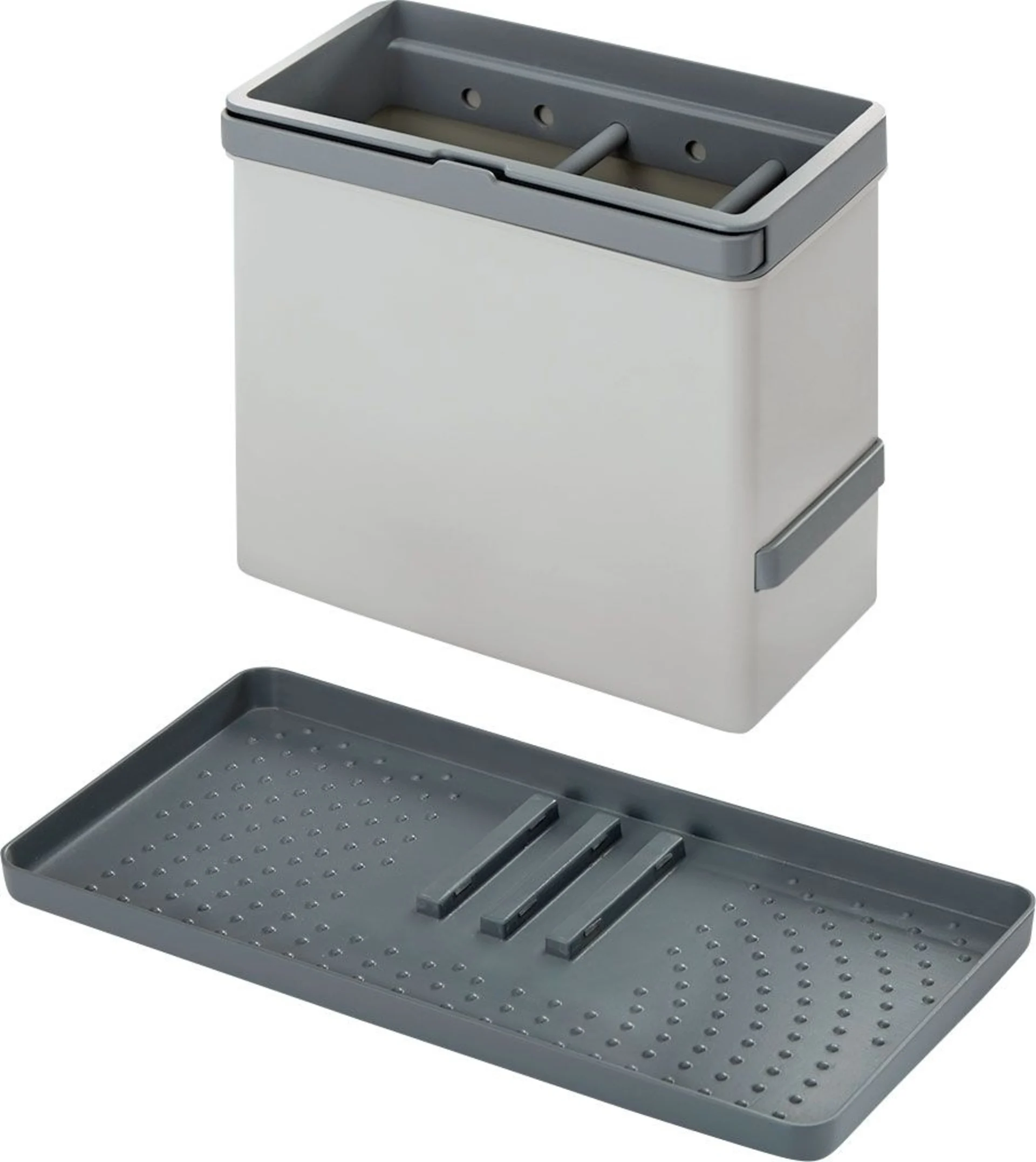 Metaltex Tidytex Organisateur d'évier gris clair
