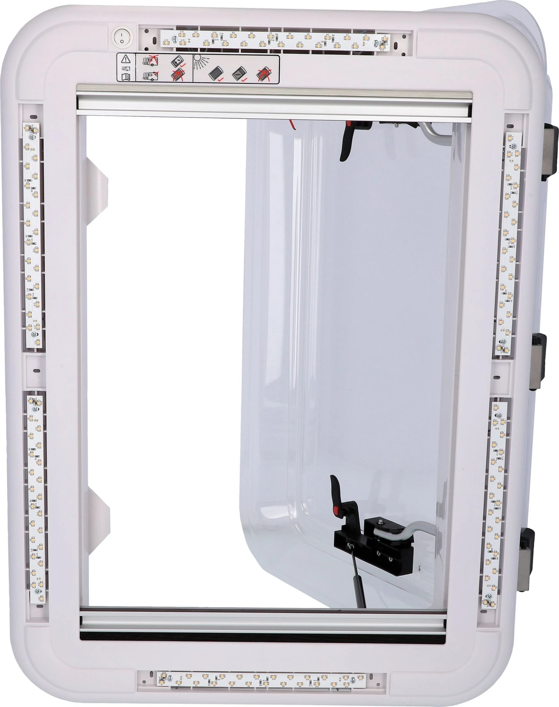 Berger Dachhaube 70 x 50 transparent LED
