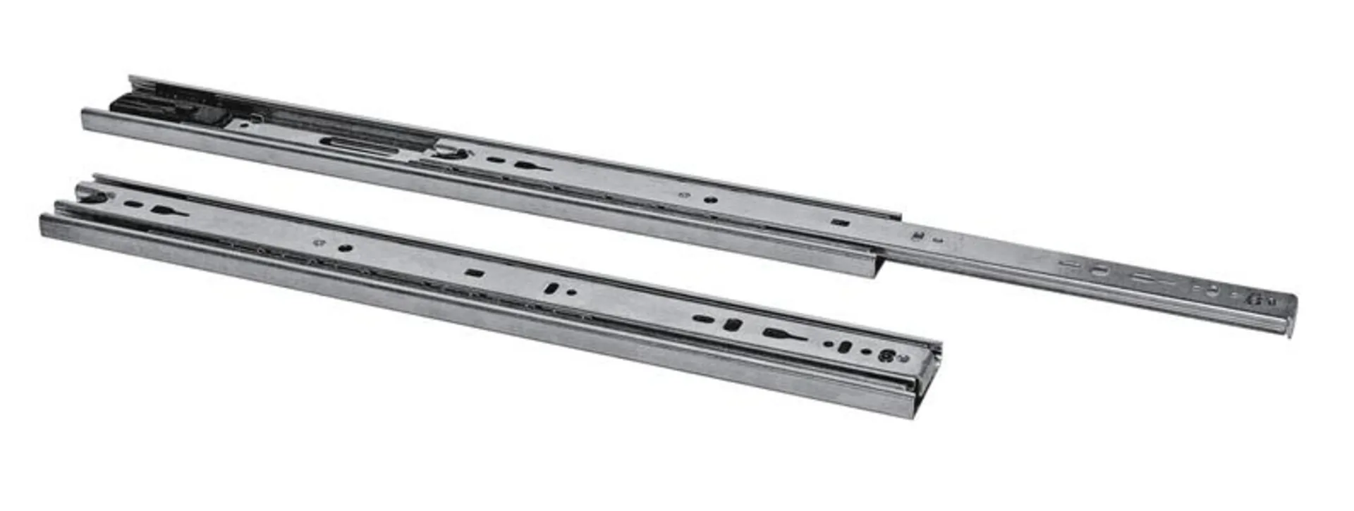 Coulisse de tiroir décrochable (paire) - 400mm de coulisse partielle