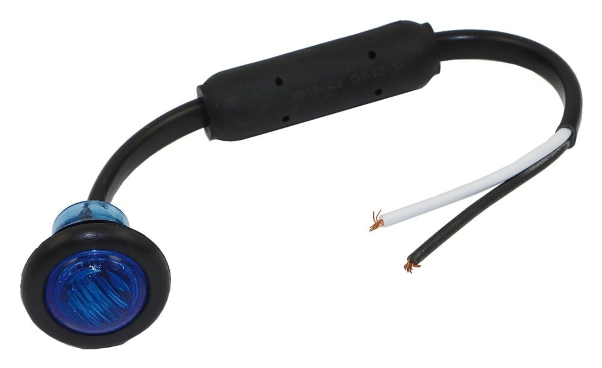 LED-Kontrollleuchte blau 12/24V ø 28mm, blau, IP67