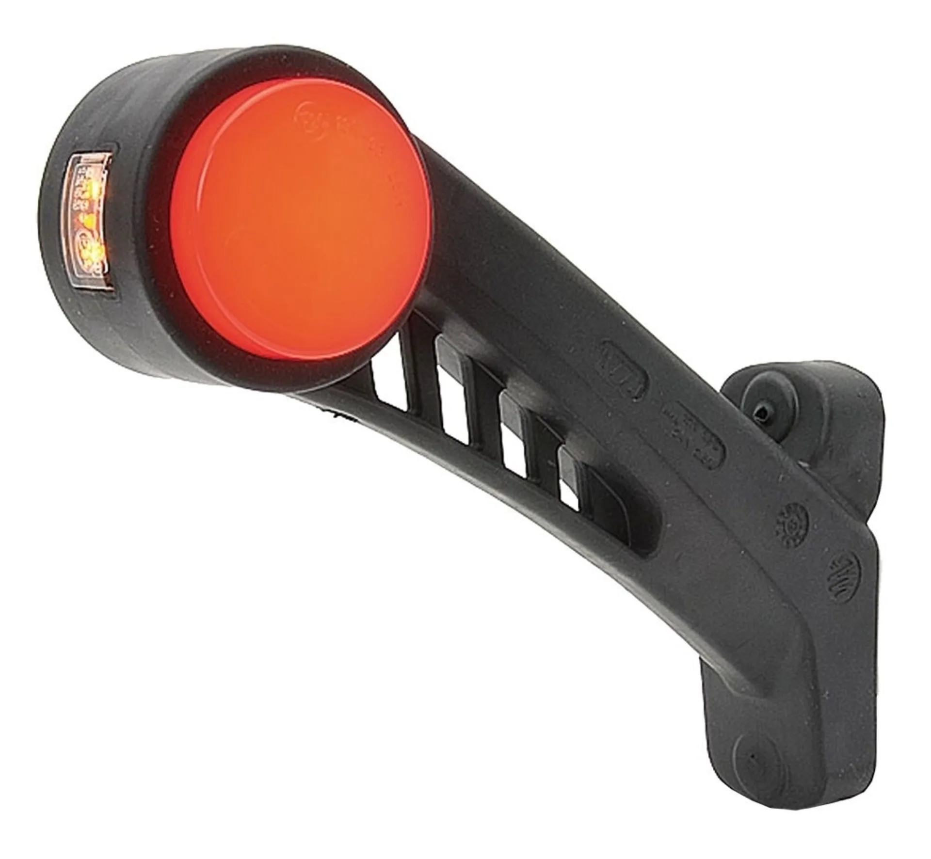 WAS - LED-Umrissleuchte 12/24V L 180x161mm, ** LED mit Neon-Effekt **