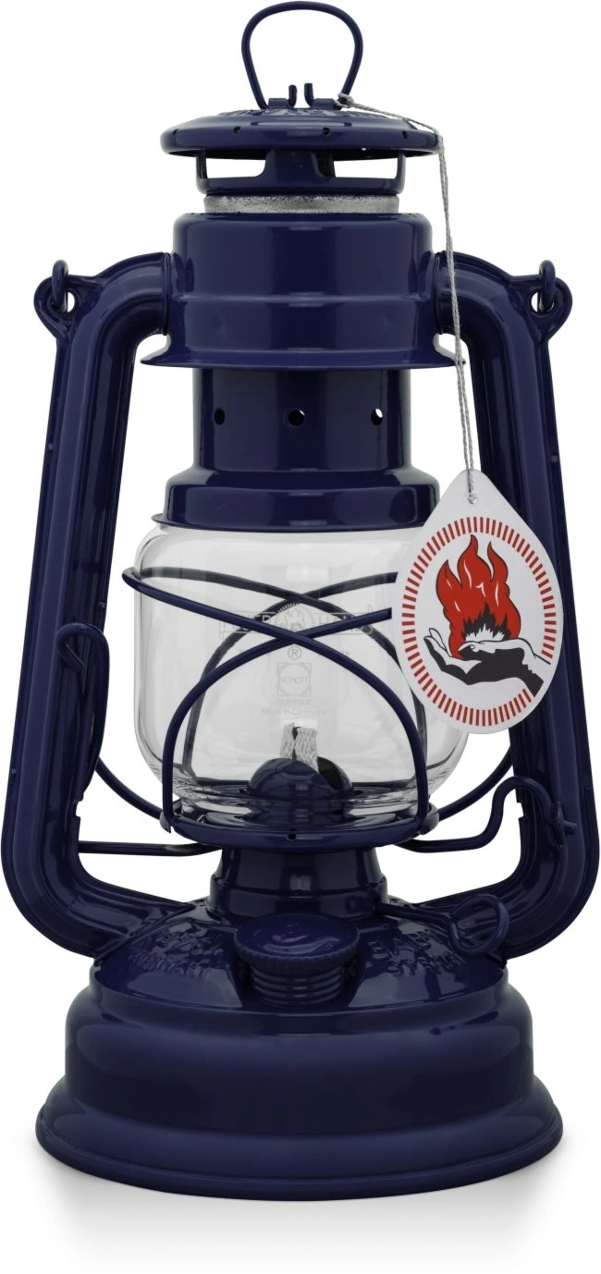 Feuerhand Sturmlaterne 276 dunkelblau