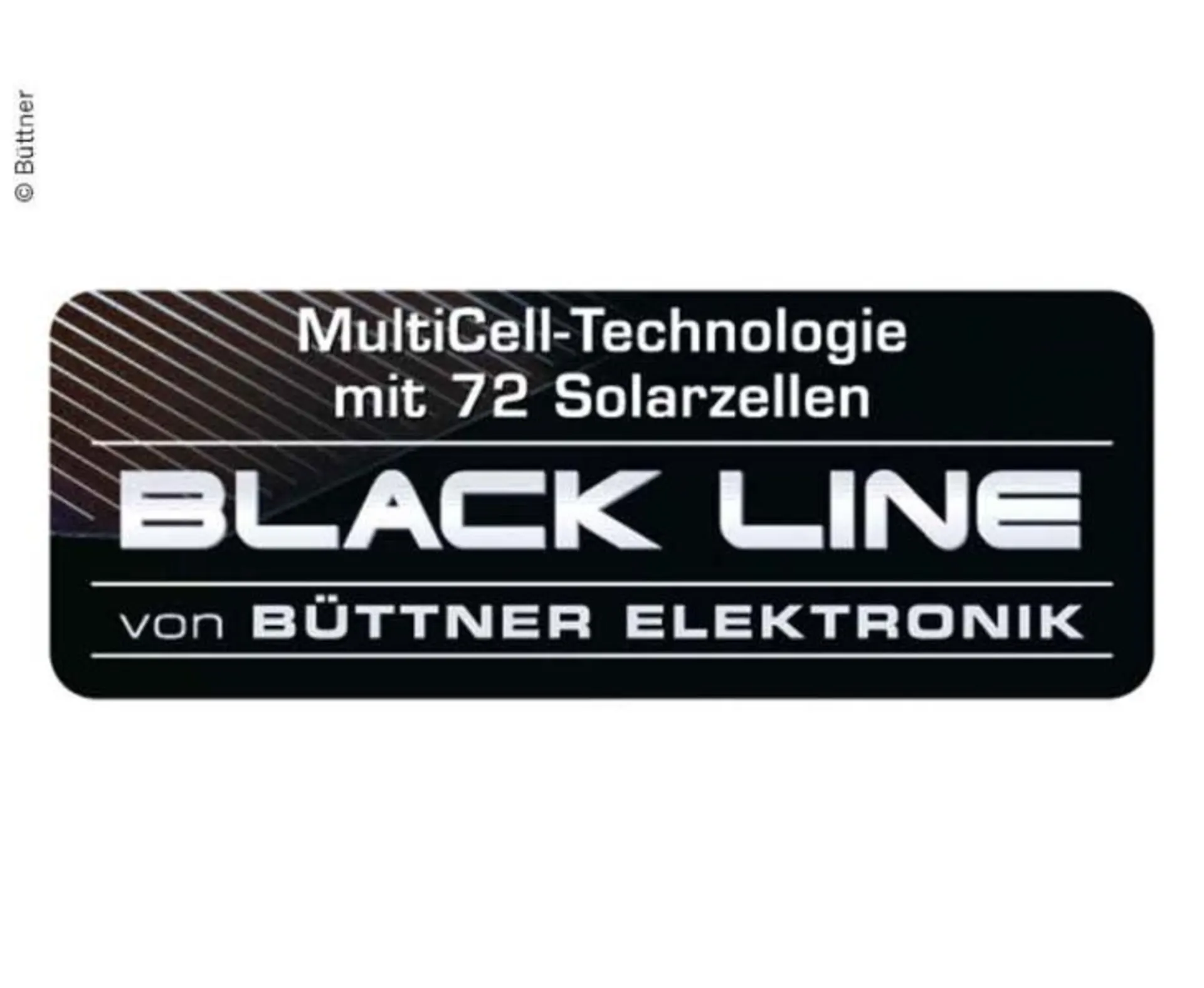 Büttner MT 75 MC Slim Black Line Système solaire complet 75 Wp