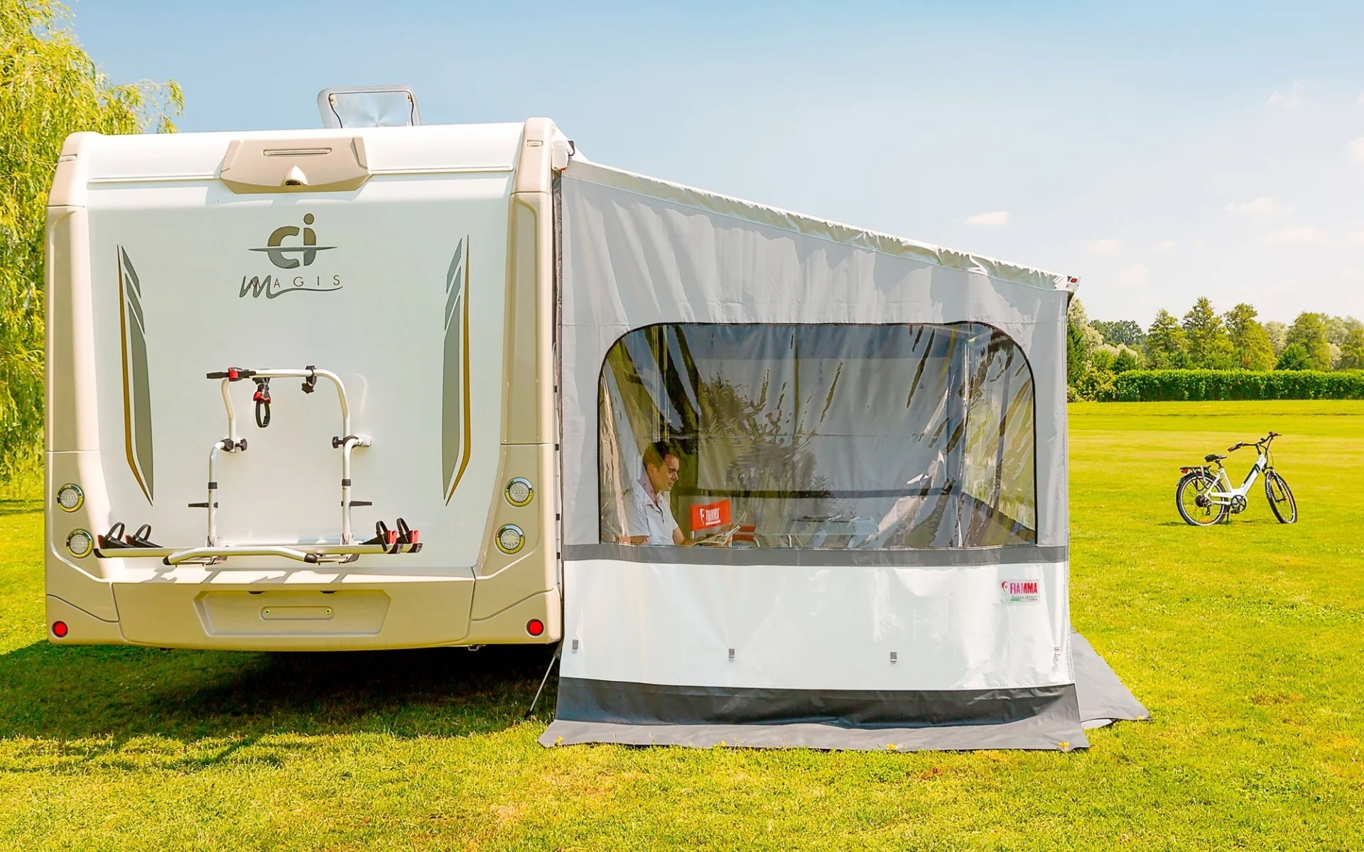 6 persoons tent Tents for Camping Person Camping with Screen Porch, Weatherproof Large Cabin Tent with Rainfly and Carry Bag, Family Tent for Outdoor Camping Size:11 ft  x  24 ft holiday22sale Ligne Roset Multy Schlafsofa refreshing air and pushes