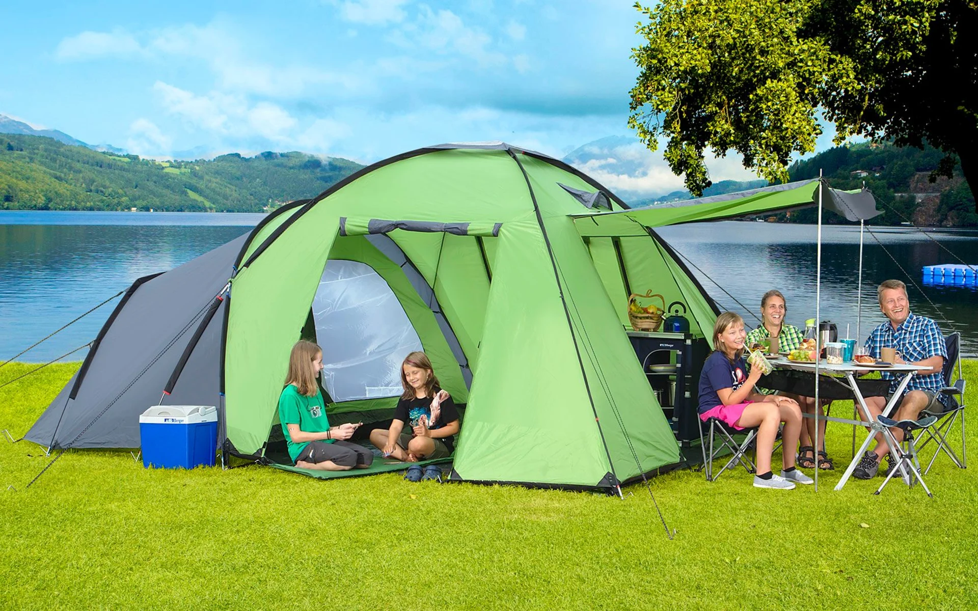 Berger Merano 5 Familienzelt fr 5 Personen | CS104607
