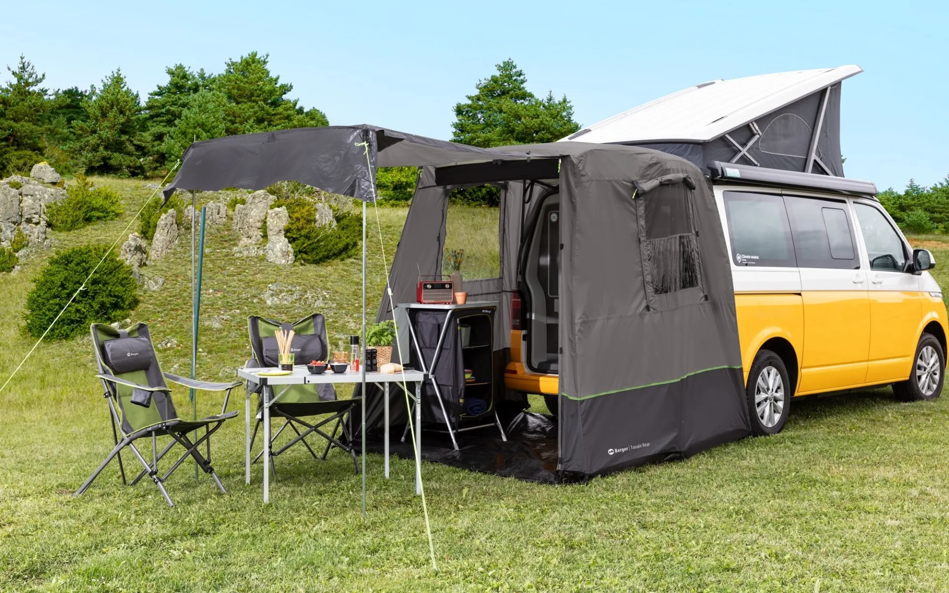bull zelt Highlander Blackthorn 2-Personen-Trekkingzelt Mit Text Quadratisch SR Suntour Sattelstütze NCX Größe:3 x 4